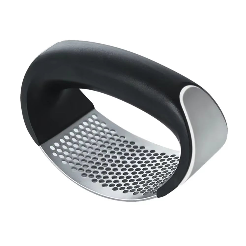 Garlic Press Rocker Stainless Steel Garlic Crusher Dishwasher Safe Rust Proof Garlic Mincer Tool for Kitchen Gadgets