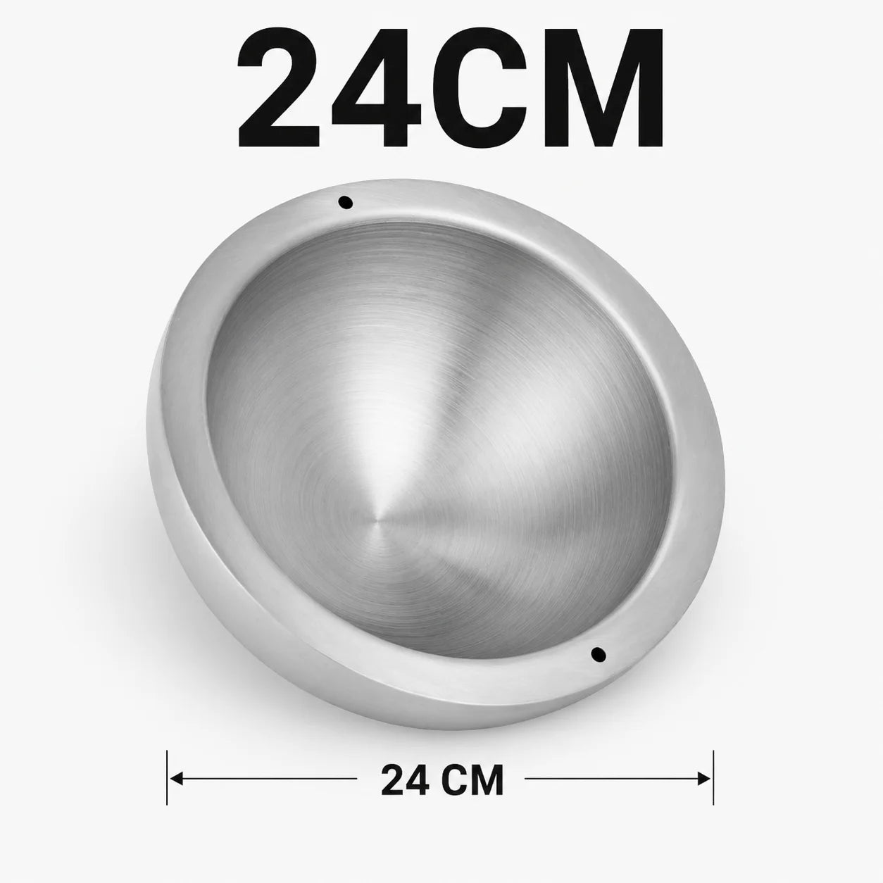 Elevate Your Dining Experience with Our 16/20/24Cm Double Walled Stainless Steel Dip Chiller Bowl - Perfect for Fruit Salads and Hot Dishes!