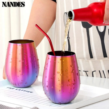 Elevate Your Drinking Experience with Our 500ml Stainless Steel Titanium Plated Beer Mug - Perfect for Any Occasion!