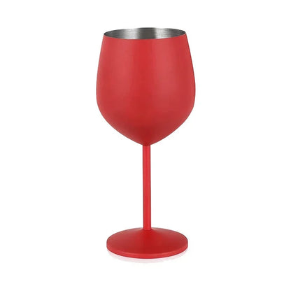 Experience Elegance with Our 500ML Unbreakable Stainless Steel Goblet - Perfect for Red Wine, Cocktails, and More!