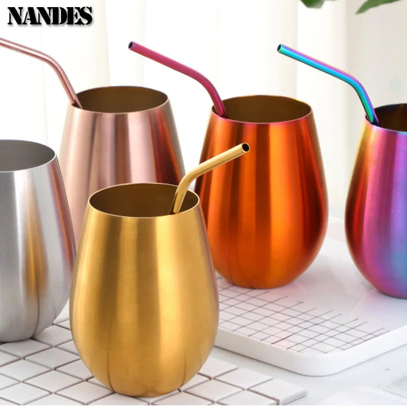 Elevate Your Drinking Experience with Our 500ml Stainless Steel Titanium Plated Beer Mug - Perfect for Any Occasion!