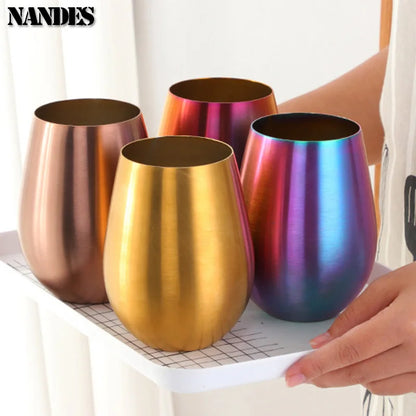 Elevate Your Drinking Experience with Our 500ml Stainless Steel Titanium Plated Beer Mug - Perfect for Any Occasion!