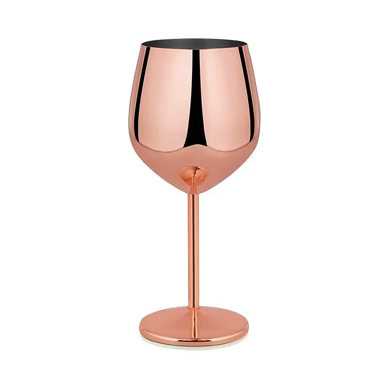 Experience Elegance with Our 500ML Unbreakable Stainless Steel Goblet - Perfect for Red Wine, Cocktails, and More!