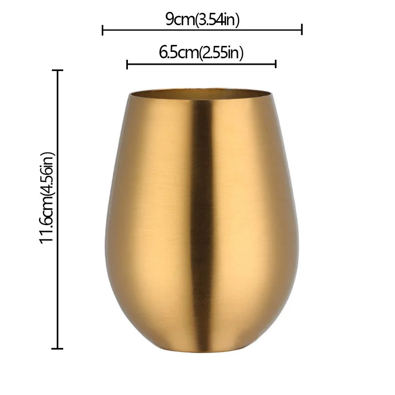 Elevate Your Drinking Experience with Our 500ml Stainless Steel Titanium Plated Beer Mug - Perfect for Any Occasion!