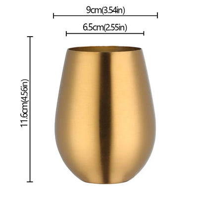 Elevate Your Drinking Experience with Our 500ml Stainless Steel Titanium Plated Beer Mug - Perfect for Any Occasion!