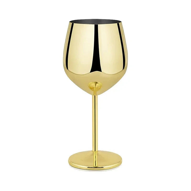 Experience Elegance with Our 500ML Unbreakable Stainless Steel Goblet - Perfect for Red Wine, Cocktails, and More!
