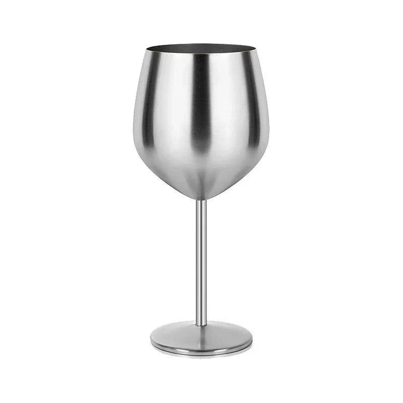 Experience Elegance with Our 500ML Unbreakable Stainless Steel Goblet - Perfect for Red Wine, Cocktails, and More!
