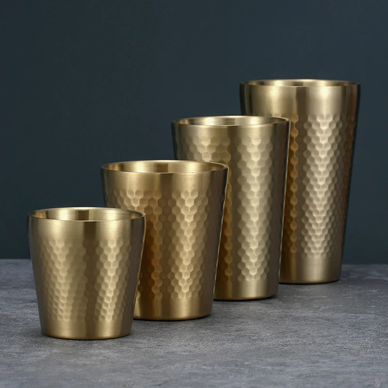 Elevate Your Beverage Experience with Our 304 Stainless Steel Nest Pattern Beer Mug - Double Wall Design for Ultimate Comfort and Style